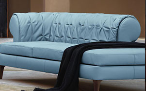 Poltrona Frau-浅蓝色高端沙发